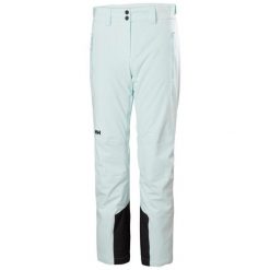 Spodnie narciarskie dla kobiet Helly Hansen Alphelia 2.0. Niebieskie spodnie snowboardowe damskie Helly Hansen, na zimę, bez wzorów, sportowe, narciarskie. Za 1,161.00 zł.