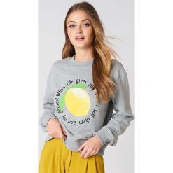 Rut&Circle Bluza Lemon - Grey. Bluzy damskie marki Rut&Circle. W wyprzedaży za 48.78 zł.