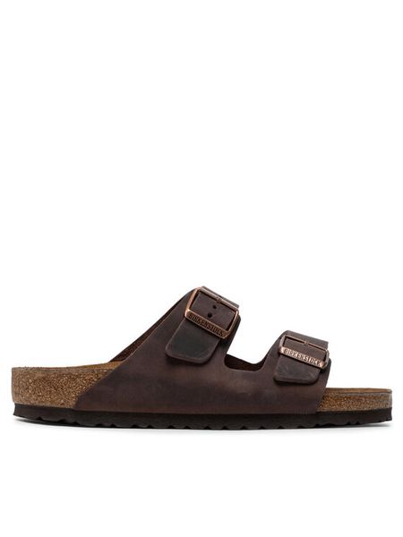 Birkenstock Klapki Arizona Bs 0052531 Brązowy. Brązowe klapki męskie Birkenstock, z nubiku. Za 429.00 zł.