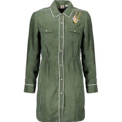Tunika w kolorze khaki. Sukienki dla dziewczynek marki bonprix. W wyprzedaży za 145.95 zł.