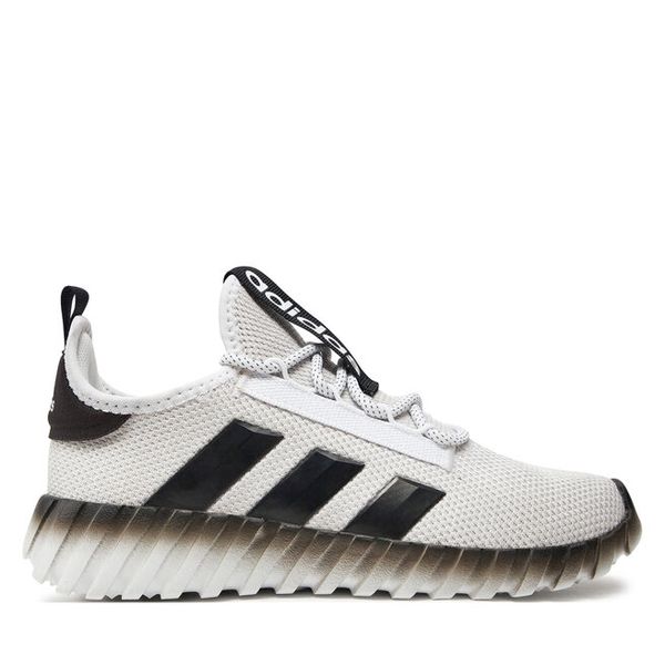 Sneakersy adidas. Białe trampki i tenisówki chłopięce Adidas, bez wzorów, bez zapięcia. Za 179.99 zł.