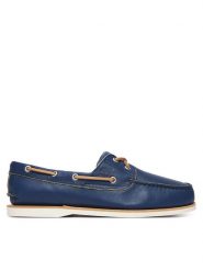 Timberland Półbuty TB0A4187EP11 Granatowy. Niebieskie półbuty na co dzień męskie Timberland, z nubiku, bez zapięcia. Za 699.99 zł.