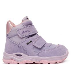 Śniegowce Primigi. Fioletowe śniegowce dziewczęce Primigi, z gore-texu, bez zapięcia. Za 309.99 zł.