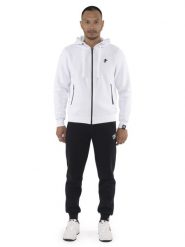 Bluza wygodny z bawełna z kaptur na co dzień. Zielone bluzy męskie LEONE 1947 APPAREL, s, bez wzorów, z bawełny, bez kaptura. Za 383.11 zł.