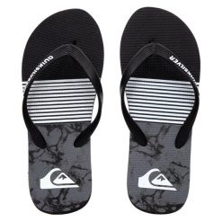 Japonki plażowe męskie Quiksilver Java Smocked Wave. Czarne klapki męskie Quiksilver. Za 60.00 zł.