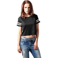Koszulka damska Urban Classic mesh. Białe t-shirty damskie Urban Classics, bez wzorów, z meshu, bez kołnierzyka. Za 93.00 zł.