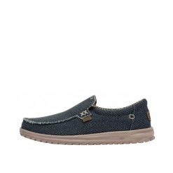 Buty Hey Dude Mika Braided. Fioletowe eleganckie półbuty Hey dude, z materiału, eleganckie, bez zapięcia. Za 296.00 zł.