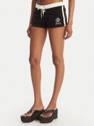 Juicy Couture Szorty sportowe Applique Terry JCWHS126315 Czarny Slim Fit. Czarne szorty sportowe damskie Juicy Couture, m, bez wzorów, z bawełny, sportowe. Za 180.99 zł.