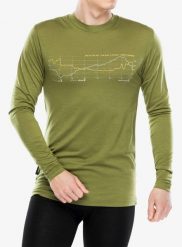 Termoaktywna bluza Sensor Merino Active PT Tee L/S. Zielone bluzy sportowe męskie Sensor, l, bez wzorów, z materiału, bez kaptura, do biegania. Za 357.49 zł.