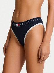 Tommy Hilfiger Stringi UW0UW06581 Granatowy. Niebieskie stringi damskie Tommy Hilfiger, s, bez wzorów, z bawełny. Za 99.99 zł.