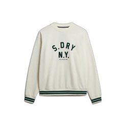 Bluza damska Superdry Country Club Applique. Białe bluzy damskie Superdry., bez wzorów, bez kaptura. Za 326.95 zł.