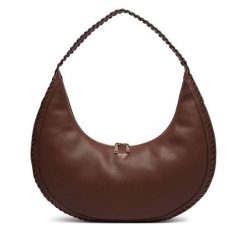 Torebka Guess. Brązowe torebki do ręki damskie Guess, z aplikacjami, klasyczne, bez dodatków. Za 674.99 zł.