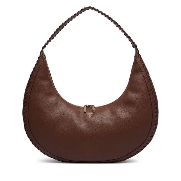 Torebka Guess. Brązowe torebki do ręki damskie Guess, z aplikacjami, klasyczne, bez dodatków. Za 634.99 zł.