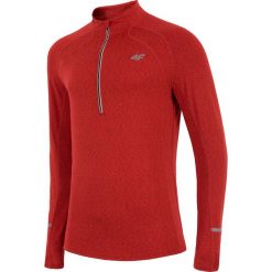 Bluza treningowa męska BLMF200z - czerwony melanż. Czerwone bluzy męskie 4f, na jesień, melanż, z dzianiny. W wyprzedaży za 69.99 zł.