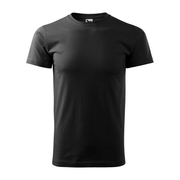 Męska Koszulka Basic 129. Czarne koszulki sportowe męskie ALDER, m, bez wzorów, bez kołnierzyka, bez ramiączek, trekkingowe. Za 68.99 zł.