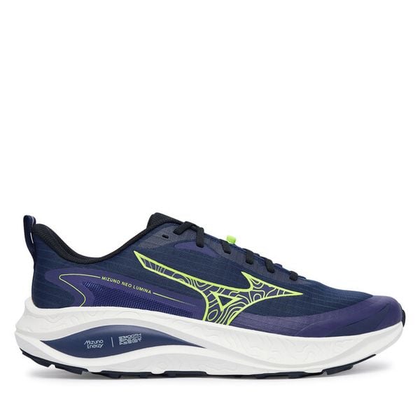 Buty do biegania Mizuno. Niebieskie buty sportowe męskie Mizuno, bez zapięcia, do biegania. Za 427.99 zł.