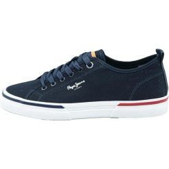 Trampki Pepe Jeans Kenton Smart 22, Mężczyźni. Niebieskie trampki męskie Pepe Jeans, bez wzorów, z jeansu, bez zapięcia. Za 269.95 zł.