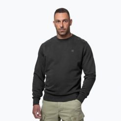 Bluza męska Pitbull Hackett Crewneck. Szare bluzy sportowe męskie PITBULL, l, bez wzorów, z bawełny, bez kaptura, na fitness i siłownię. Za 159.99 zł.
