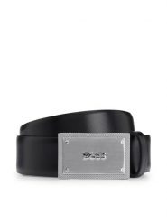 Boss Pasek Męski 50496735 Czarny. Czarne paski damskie Boss, bez wzorów, ze skóry. Za 269.99 zł.