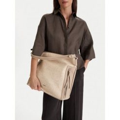 Torebka Lasocki. Brązowe torebki do ręki damskie Lasocki, bez wzorów, klasyczne, bez dodatków. Za 199.99 zł.