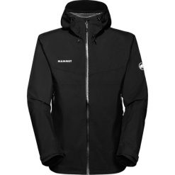 Kurtka przeciwdeszczowa męska Mammut Convey Tour HS Hooded Jacket. Czarne kurtki męskie Mammut, m, bez wzorów, klasyczne, z kapturem. W wyprzedaży za 1,063.10 zł.