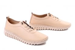T.SOKOLSKI OG 4000 BEIGE beżowy, półbuty damskie. Brązowe półbuty damskie T.Sokolski, bez wzorów, ze skóry, bez obcasa, bez zapięcia. Za 199.99 zł.