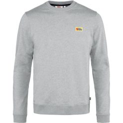 Szara Bawełniana Bluza Fjällräven. Szare bluzy męskie Fjällräven, m, bez wzorów, z bawełny, bez kaptura. Za 478.55 zł.