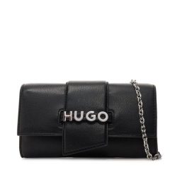 Torebka HUGO. Czarne torebki do ręki damskie Hugo, bez wzorów, wizytowe, bez dodatków. Za 329.99 zł.