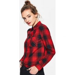 Koszula w kratę - Czarny. Czarne koszule damskie Cropp. Za 79.99 zł.