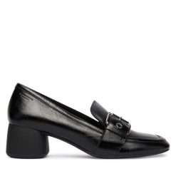 Czółenka Vagabond Shoemakers. Czarne czółenka damskie Vagabond Shoemakers, bez wzorów, bez obcasa, bez zapięcia. Za 719.99 zł.