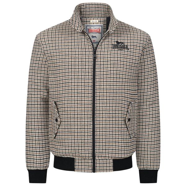 Kurtka Lonsdale Tregony. Brązowe kurtki męskie Lonsdale, xl, bez wzorów, z materiału, eleganckie, bez kaptura. Za 495.55 zł.