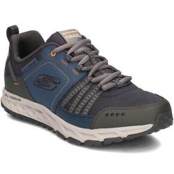 Buty do chodzenia męskie Skechers Escape Plan. Brązowe trekkingi męskie Skechers, trekkingowe. Za 379.99 zł.