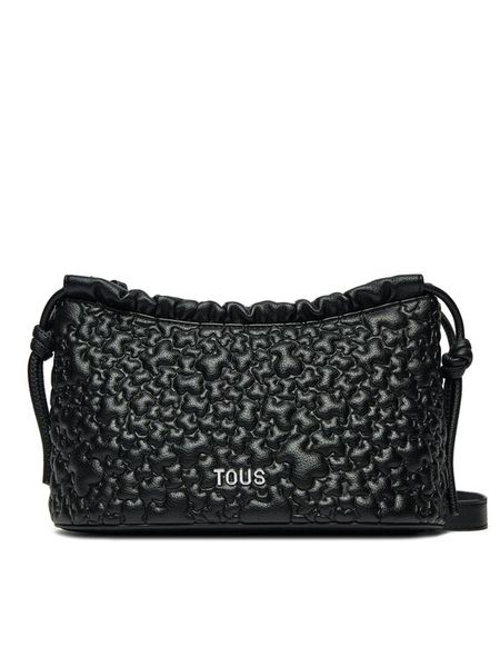 TOUS Torebka Puffy Bear 2002185351 Czarny. Czarne listonoszki damskie tous, bez wzorów, ze skóry, bez dodatków. Za 999.99 zł.