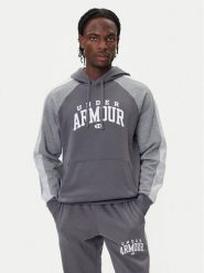 Under Armour Bluza Ua Rival Fleece Colorblock 6003958 Szary Loose Fit. Szare bluzy męskie Under Armour, m, bez wzorów, z bawełny, bez kaptura. Za 209.99 zł.