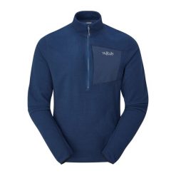 Bluza męska Rab Tecton Pull-On. Niebieskie bluzy męskie RAB, m, bez wzorów, bez kaptura. Za 329.99 zł.