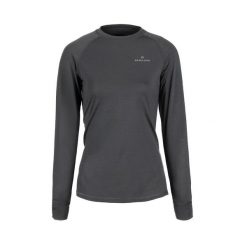 Koszulka termiczna damska Lanapura 1 merino. Szare t-shirty damskie Bergson, bez wzorów, bez kołnierzyka. W wyprzedaży za 230.00 zł.