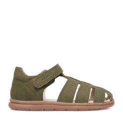 Sandały Lasocki Kids. Zielone sandały chłopięce Lasocki Kids, bez zapięcia. Za 119.99 zł.