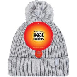 Zimowy Kapelusz Damski Arden Jasnoszary z Wolmixu. Szare czapki i kapelusze damskie HEAT HOLDERS, na zimę, bez wzorów, eleganckie. Za 166.99 zł.