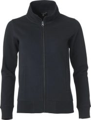 Clique Classic Cardigan Women – bluza kardigan z kieszeniami na zamek (czarny). Czarne bluzy damskie CLIQUE, s, bez wzorów, z bawełny. Za 212.22 zł.