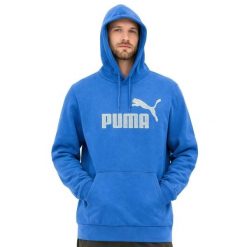 Bluza sportowa kangurka z kapturem męska Puma Hoodle II. Niebieskie bluzy męskie Puma, m, bez wzorów, z kapturem. Za 119.00 zł.