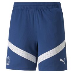 Spodenki treningowe Olympique de Marseille 2022/23. Białe szorty męskie Puma, xs, bez wzorów, z materiału. Za 161.25 zł.