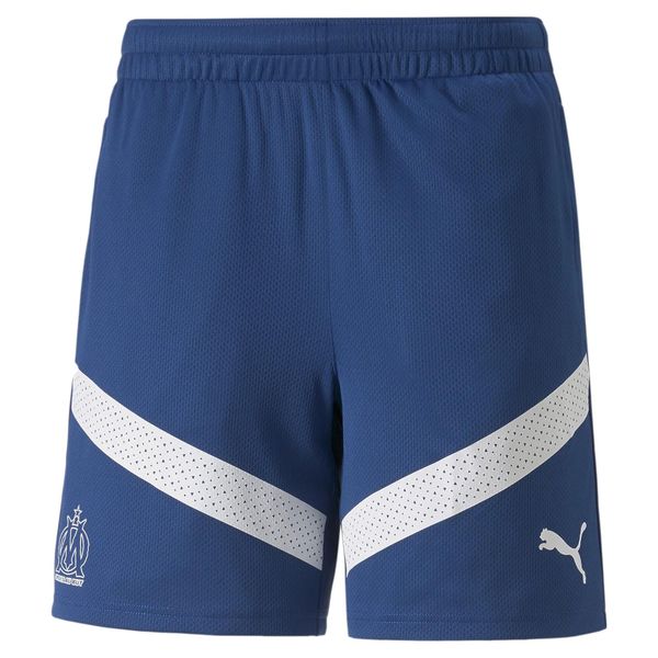 Spodenki treningowe Olympique de Marseille 2022/23. Białe szorty męskie Puma, xs, bez wzorów, z materiału. Za 140.65 zł.