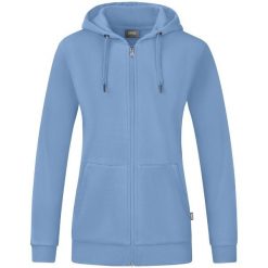 Kurtka damska Jako Organic. Niebieskie kurtki damskie Jako, m, bez wzorów, z bawełny, z kapturem. Za 301.50 zł.