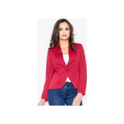 Żakiet M158 Bordo. Czerwone żakiety damskie Figl, eleganckie. Za 109.00 zł.