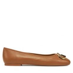 Baleriny Liu Jo. Brązowe baleriny damskie Liu Jo, bez wzorów, bez obcasa. Za 309.99 zł.