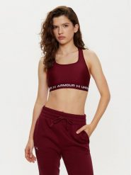 Under Armour Biustonosz sportowy Crossback Mid Bra 1361034 Bordowy. Czerwone koszulki sportowe damskie Under Armour, m, bez wzorów, z syntetyku, bez kołnierzyka, bez ramiączek, na fitness i siłownię. Za 89.99 zł.