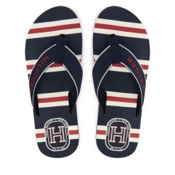 Japonki Tommy Hilfiger. Niebieskie klapki męskie Tommy Hilfiger. Za 169.99 zł.
