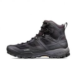 Buty trekkingowe męskie Mammut Ducan High Gtx. Czarne trekkingi męskie Mammut, za kostkę, trekkingowe. Za 689.99 zł.