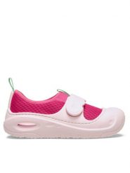 Crocs Półbuty Swiftwater Splash 210619 Różowy. Czerwone półbuty dziewczęce Crocs, bez wzorów, z tworzywa sztucznego, bez zapięcia. Za 109.00 zł.