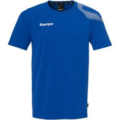 Koszulka Kempa Core 26. Niebieskie koszulki sportowe męskie Kempa, s, bez wzorów, z materiału, bez kołnierzyka, bez ramiączek, do piłki nożnej. Za 125.13 zł.